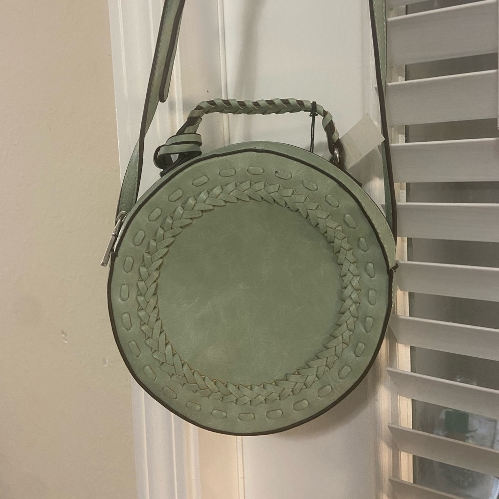 Sole Society Mint Green Circle Crossbody Bag